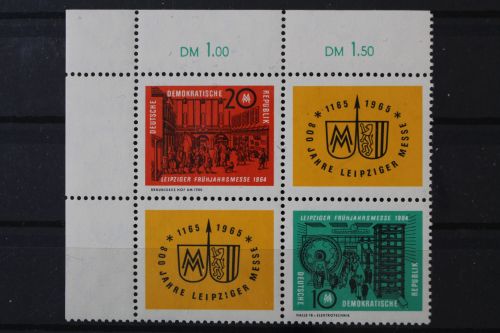 DDR, MiNr. 1012-1013 Viererblock, Ecke links oben, postfrisch