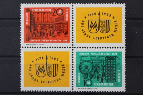 DDR, MiNr. 1012-1013 Viererblock, postfrisch