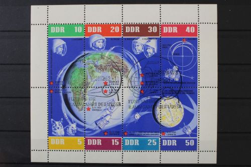 DDR, MiNr. 926-933 Kleinbogen, ESST