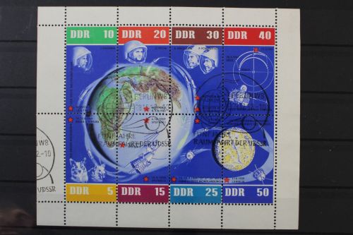 DDR, MiNr. 926-933 Kleinbogen, rechter Rand ndgz, ESST
