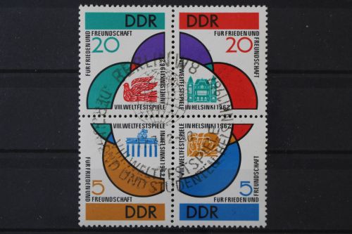 DDR, MiNr. 901-904 Viererblock, ESST