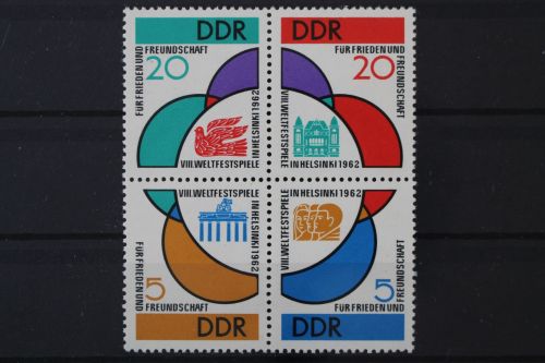DDR, MiNr. 901-904 Viererblock, postfrisch