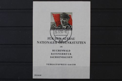DDR, MiNr. Block 14, gestempelt