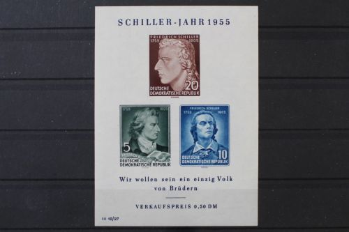 DDR, MiNr. Block 12, postfrisch