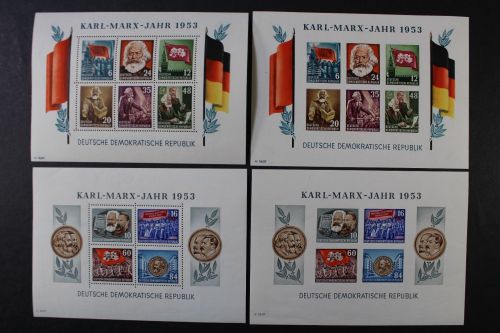 DDR, MiNr. Block 8/9 A/B, postfrisch