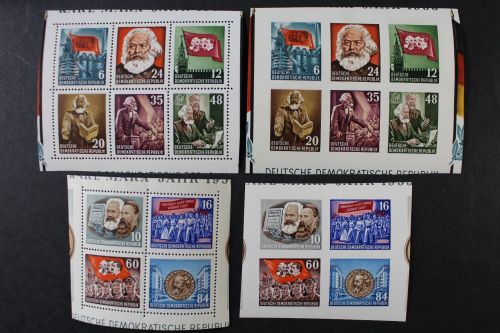 DDR, MiNr. 386-395 A + B, postfrisch