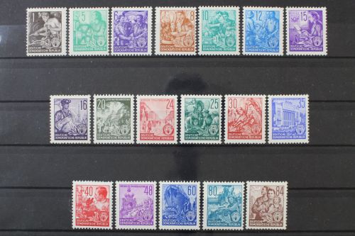 DDR, MiNr. 362-379, ungebraucht