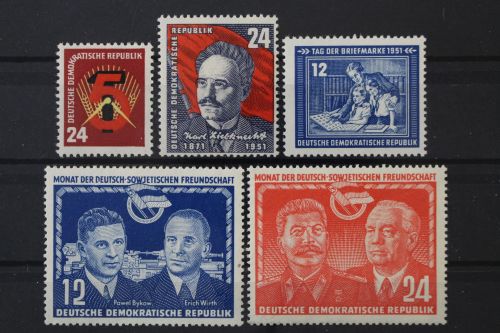 DDR, MiNr. 293, 294, 295 + 296-297, postfrisch