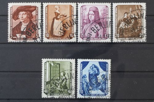 DDR, MiNr. 504-509, gestempelt