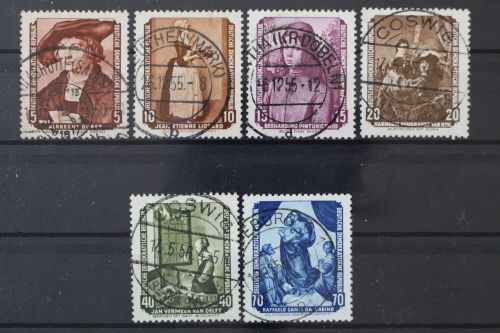 DDR, MiNr. 504-509, zentrisch gestempelt