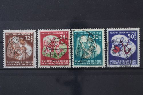 DDR, MiNr. 289-292, gestempelt
