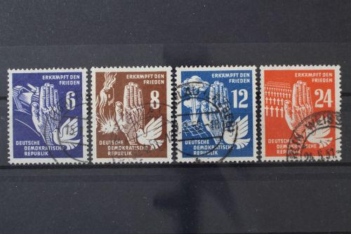 DDR, MiNr. 276-279, gestempelt