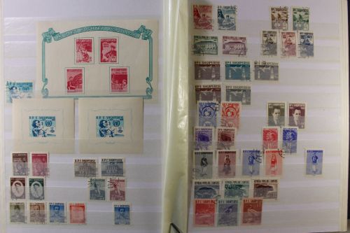 Albanien 1913-1990, gute Sammlung