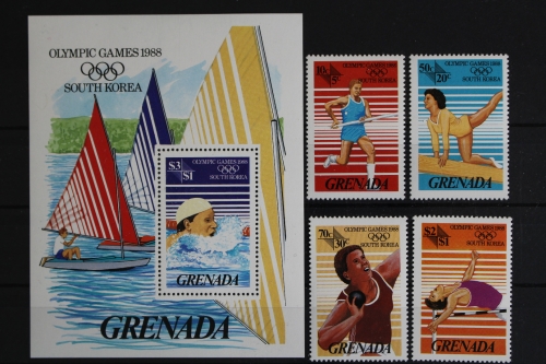 Grenada, MiNr. 1538-1541, Block 171, postfrisch