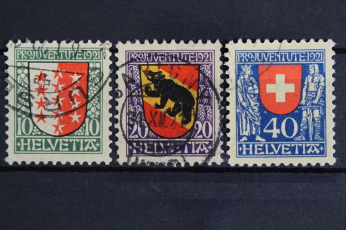 Schweiz, MiNr. 172-174, gestempelt