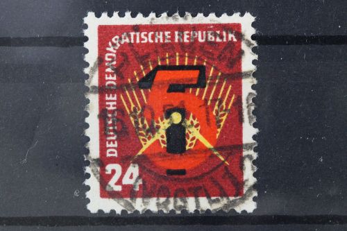 DDR, MiNr. 293 zentrisch Plauen, gestempelt