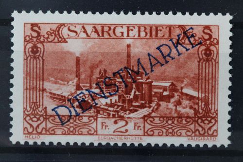 Saargebiet Dienst, MiNr. 21, postfrisch