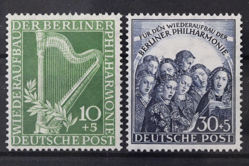 Berlin, MiNr. 72-73, Falz