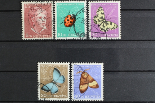 Schweiz, MiNr. 575-579, gestempelt