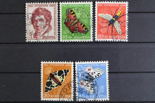 Schweiz, MiNr. 618-622, gestempelt