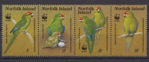 Norfolk Inseln, MiNr. 421-424 Viererstreifen, postfrisch