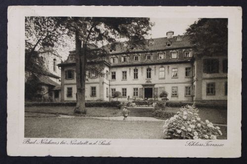 Bad Neuhaus OT v. Neustadt, an der Saale, Schloss Terrasse