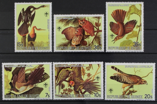 Guinea, Vögel, MiNr. 1043-1048, postfrisch