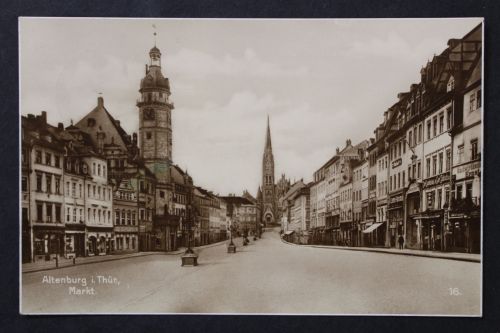 Altenburg, Thüringen, Markt, Kirche