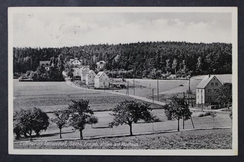 Seifersdorf OT v. Dippoldiswalde, Sächs. Erzgebirge, Villen am Kurhaus