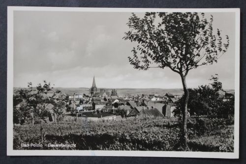 Bad Polzin, Pommern, Gesamtansicht, Kirche