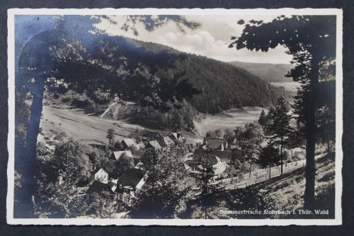 Rohrbach, Thüringer Wald, Blick auf dem Ort, Teilansicht