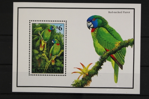 Dominica, Vögel, MiNr. Block 231, postfrisch
