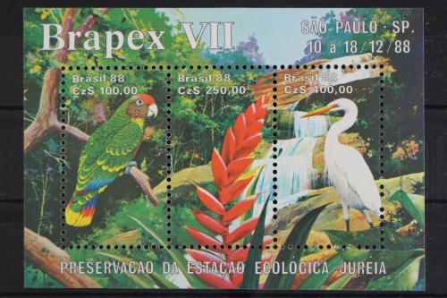 Brasilien, Vögel, MiNr. Block 76, postfrisch