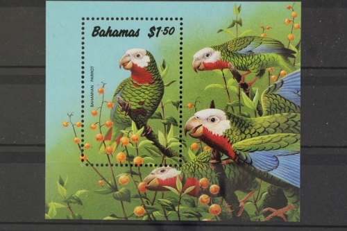 Bahamas, Vögel, MiNr. Block 62, postfrisch