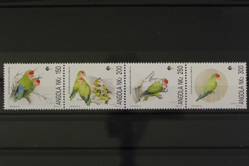 Angola, Vögel, MiNr. 891-894 ZD, postfrisch