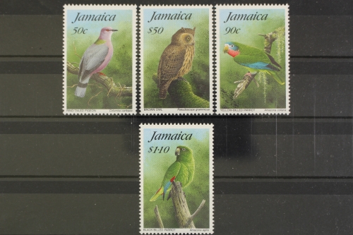 Jamaika, Vögel, MiNr. 852-855, postfrisch