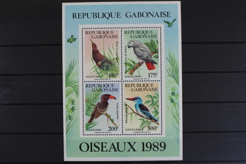 Gabun, Vögel, MiNr. Block 61, postfrisch
