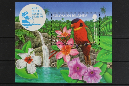 Salomoninseln, Vögel, MiNr. Block 40, postfrisch