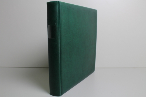 Lindner, grüner Ringbinder, 18-Ring-Mechanik