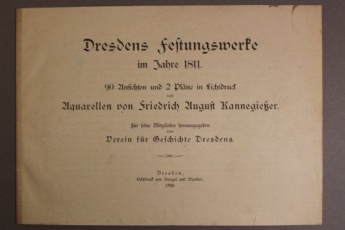Dresdens Festungswerke im Jahre 1911, Lichtdruck von Stengel und Markert