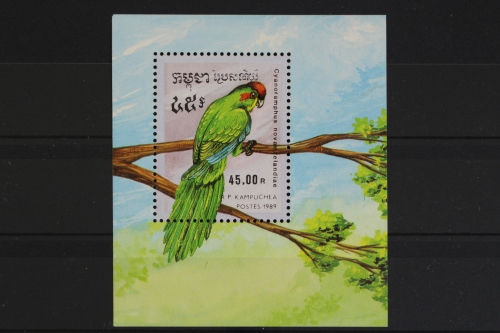 Kambodscha, Vögel, MiNr. Block 164, postfrisch