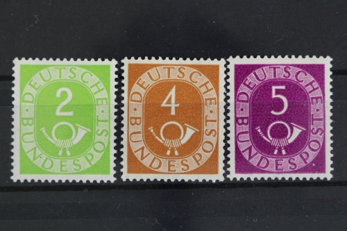 Deutschland (BRD), MiNr. 123, 124 + 125, postfrisch