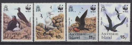 Ascension, Vögel, MiNr. 521-524, postfrisch
