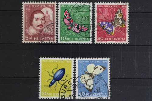 Schweiz, MiNr. 632-636, gestempelt