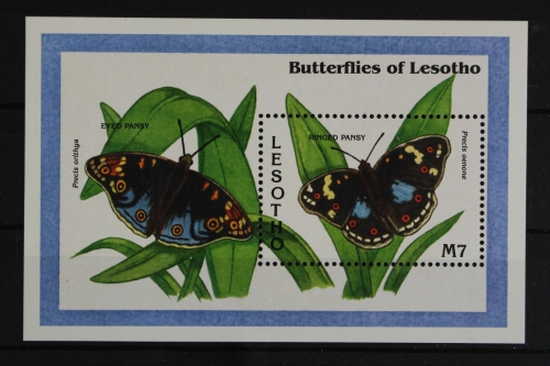 Lesotho, Schmetterlinge, MiNr. Block 102, postfrisch
