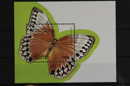 Laos, Schmetterlinge, MiNr. Block 146, postfrisch