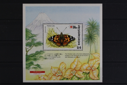 Barbados, Schmetterlinge, MiNr. Block 27, postfrisch