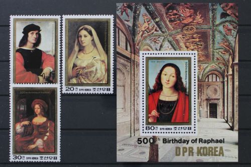 Korea - Nord, MiNr. 2452-2454 + Block 173, postfrisch