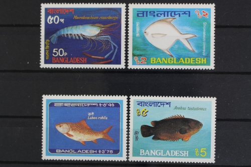 Bangladesch, Fische / Meerestiere, MiNr. 190-193, postfrisch