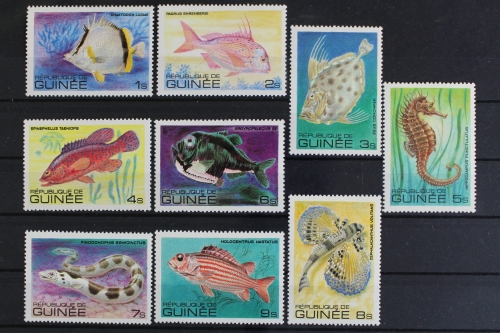 Guinea, Fische / Meerestiere, MiNr. 871-882, postfrisch